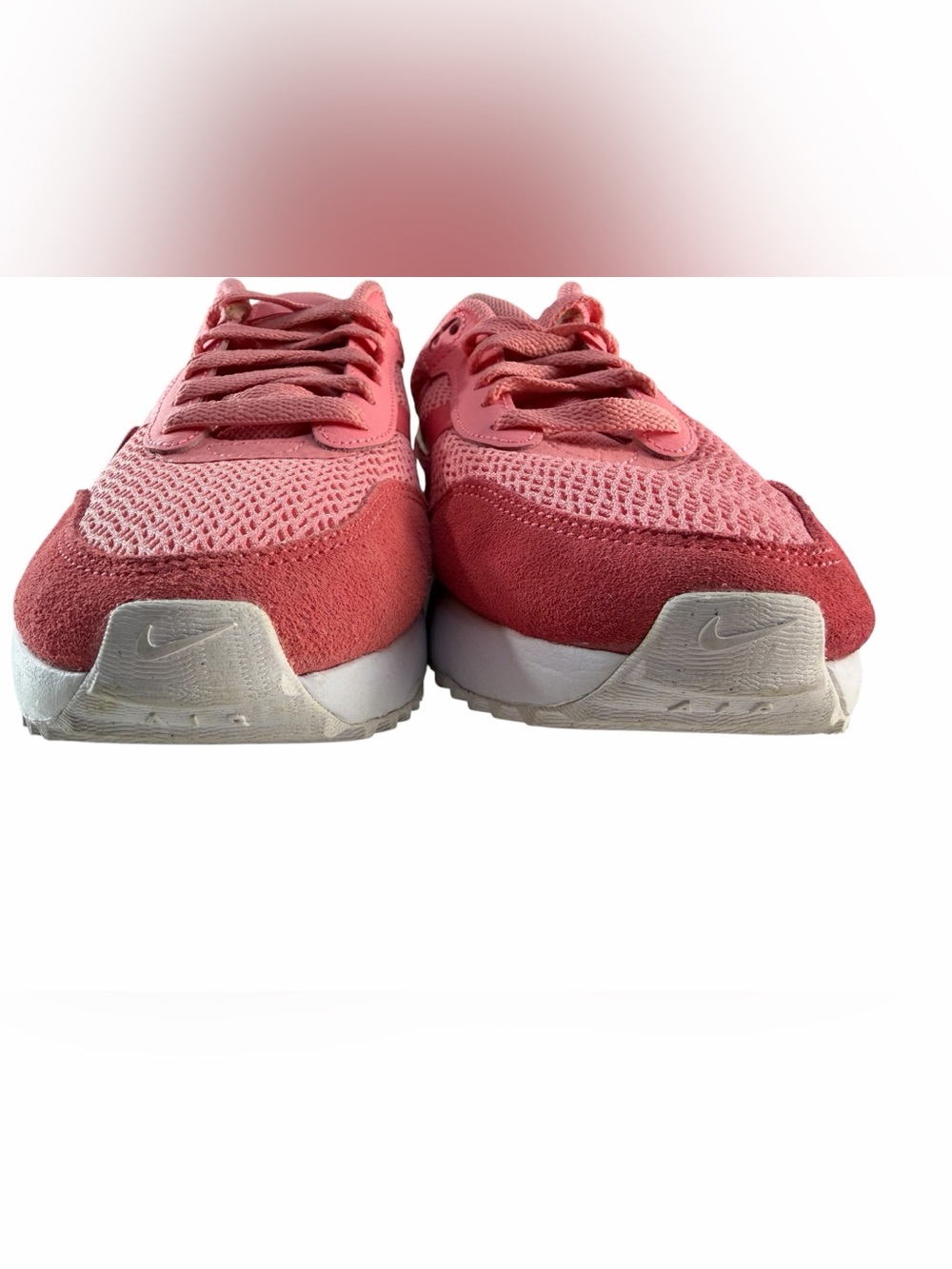 Nike Women's Pink Gradient Air Max Sneakers - Picture 6 of 7